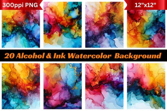 Alcohol and Ink Watercolor Backgrounds: A Creative Revolution