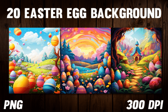 Easter Egg Backgrounds for Covers 4: A Designer's Take