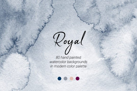 Elevate Your Design Projects with Cool Tones Watercolor Backgrounds