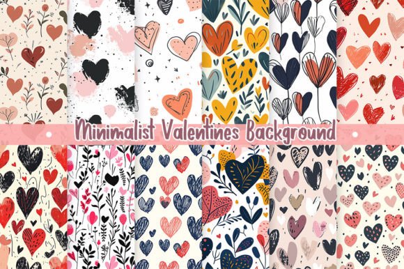 Elevate Your Projects with Minimalist Valentines Backgrounds