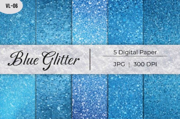 Elevate Your Work with Blue Glitter Paper Backgrounds