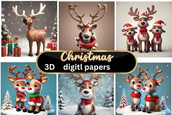 Festive Dimension: Using 3D Christmas Backgrounds for Impactful Design