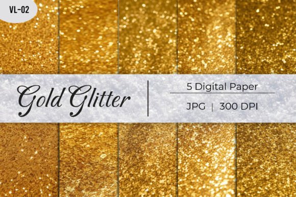 Gold Glitter Paper Backgrounds: A Designer's Touch of Luxury