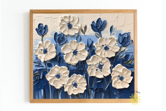 Impasto Flowers Painting Backgrounds: A Designer's Guide