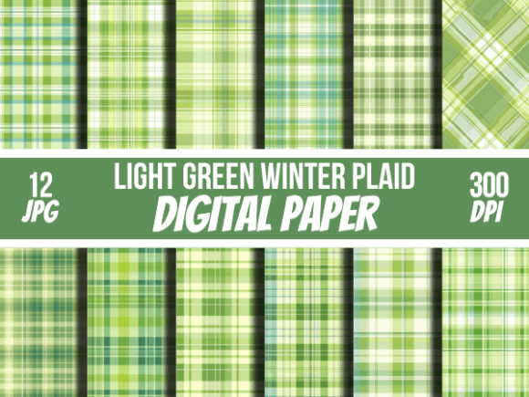 Light Green Winter Plaid Backgrounds: A Designer's Guide
