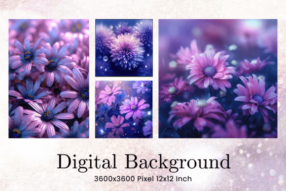 Magical Flower Backgrounds Wallpaper: Elevate Your Digital & Print Designs