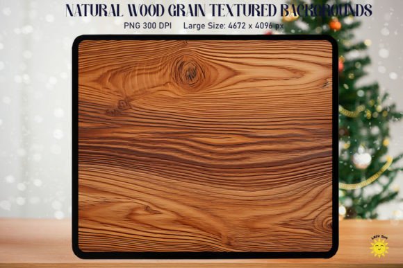 Natural Wood Grain Textured Backgrounds for Authentic Design