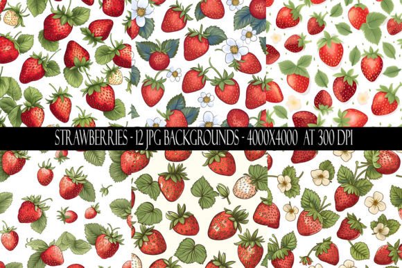 Strawberry Backgrounds: Sweet Design for Modern Creators