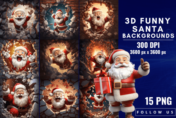 Why 3D Funny Santa Backgrounds Are Your Holiday Design Secret Weapon