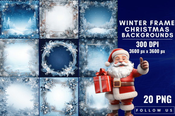 Winter Frame Christmas Backgrounds: A Designer's Guide
