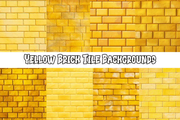 Yellow Brick Tile Backgrounds: Adding Timeless Texture
